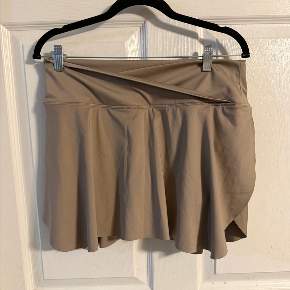 Calvin Klein Asymmetrical Tan Skirt